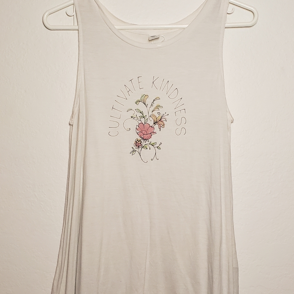 White tank top